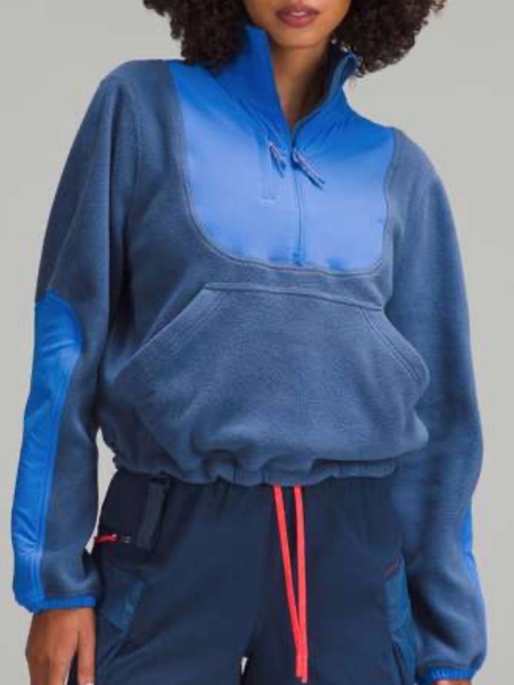 Lululemon Fleece + Ripstop Hiking Pullover